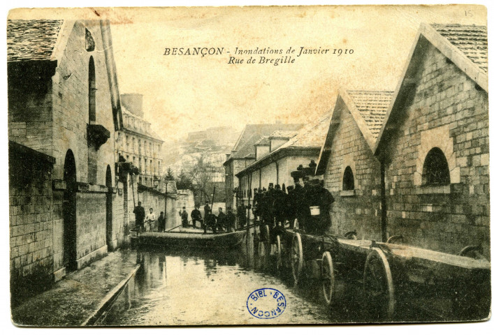 Besançon - Inondations de Janvier 1910 Rue de Bregille [image fixe] , 1910