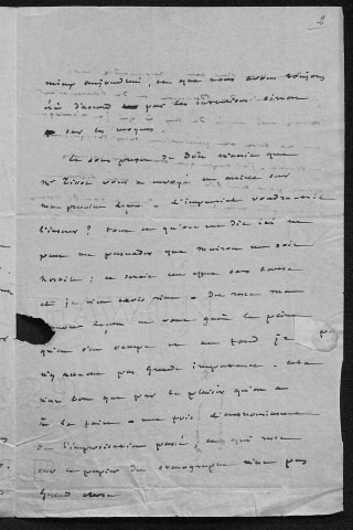 Ms 633 - Lettres de Théodore Jouffroy à Ch. Weiss