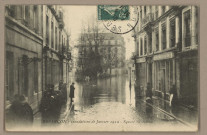 Besançon - Inondations de Janvier 1910 - Square St-Amour. [image fixe] , 1904/1910