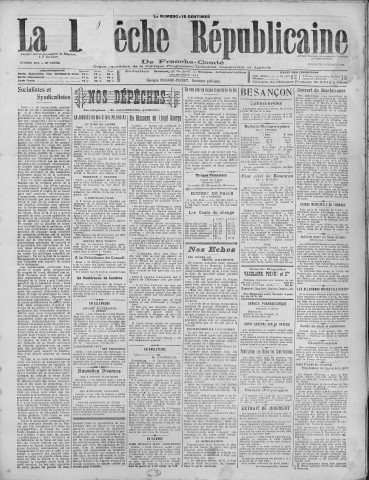 06/02/1921 - La Dépêche républicaine de Franche-Comté [Texte imprimé]