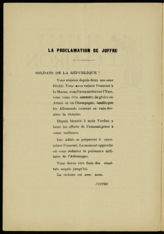 Le clairon [Texte imprimé] : journal français de Salonique