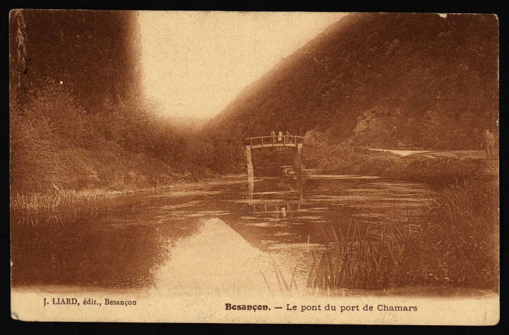Besançon - Le pont du port de Chamars [image fixe] , Besançon : J. Liard, Editeur, 1905/1907