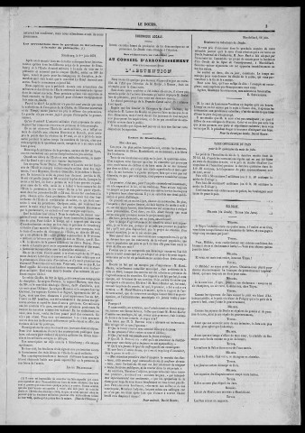 18/06/1870 - Le Doubs : journal démocratique hebdomadaire : 1869-1871