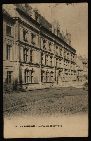 Besançon - Le Palais Granvelle. [image fixe] , 1903/1906