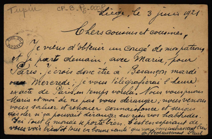 [Carte postale précurseur sans illustration] [image fixe] , 1873/1921
