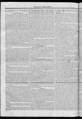 04/01/1833 - Le Patriote franc-comtois