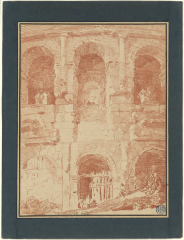 Vol. 451 complet - Recueils de dessins et contre-épreuves de Hubert Robert Volume I