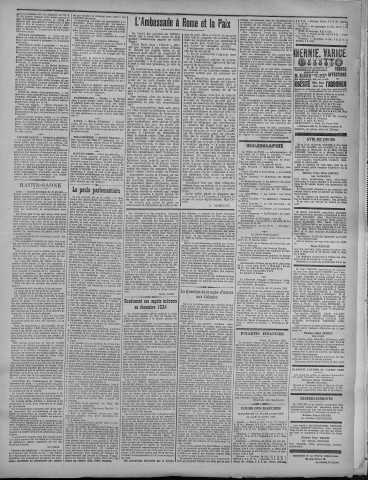 21/01/1925 - La Dépêche républicaine de Franche-Comté [Texte imprimé]
