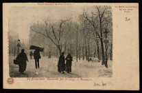La Promenade Granvelle par la neige, à Besançon [image fixe] , 1897/1903