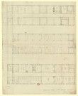 Maison des pages de la Chambre du Roi [image fixe] : trois plans esquisses / [Pierre-Adrien Pâris] , 1750/1799