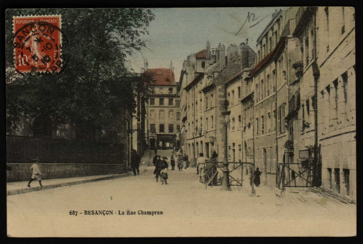 Besançon - La rue Champron [image fixe]