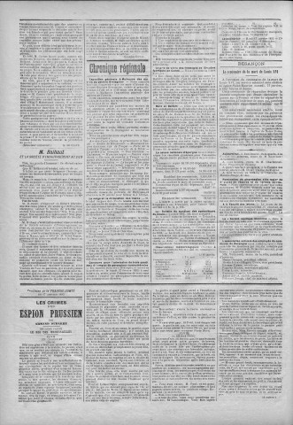 17/01/1893 - La Franche-Comté : journal politique de la région de l'Est