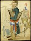 Hisson , [Besançon], [circa 1840], au revers soldat décoré mort en mai 1871