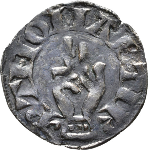 874.1.49 - pièce de monnaie ; denier estevenant