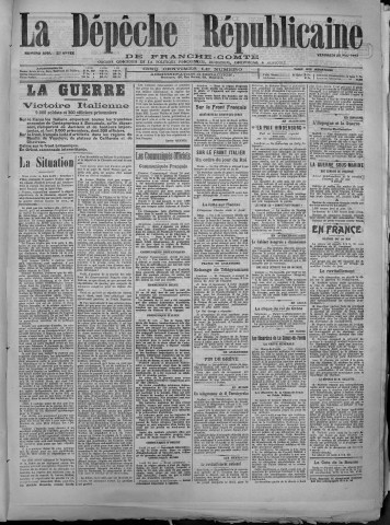 25/05/1917 - La Dépêche républicaine de Franche-Comté [Texte imprimé]