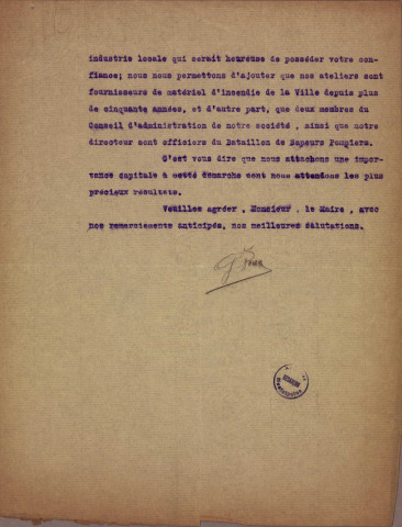Sapeurs-pompiers, Réorganisation : législation (1903-1925) ; chemin de halage (1920) ; Divers