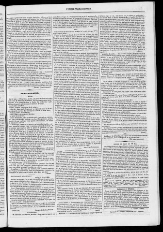 21/05/1852 - L'Union franc-comtoise [Texte imprimé]