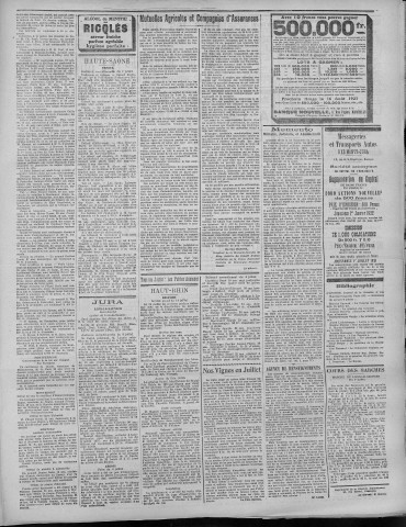 11/07/1921 - La Dépêche républicaine de Franche-Comté [Texte imprimé]