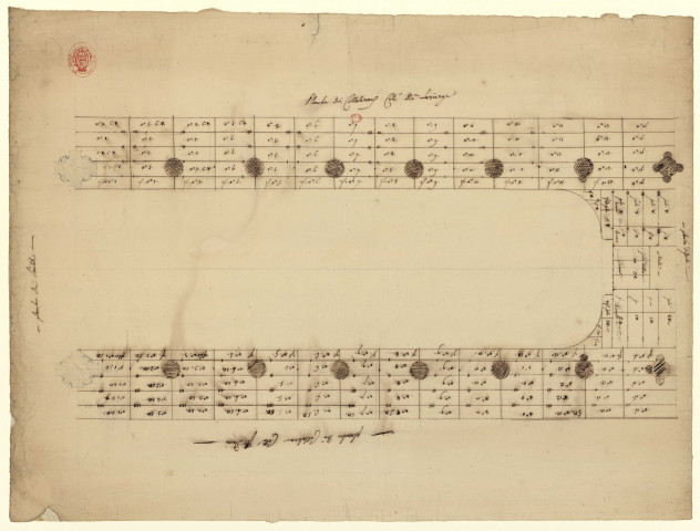 Plancher d'une église : plan [Dessin] , 1750/1799