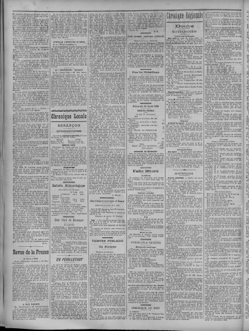05/08/1910 - La Dépêche républicaine de Franche-Comté [Texte imprimé]