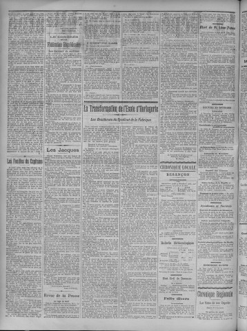 10/12/1908 - La Dépêche républicaine de Franche-Comté [Texte imprimé]