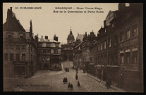 Besançon - Besançon - Place Victor Hugo - Rue de la Convention et Porte Noire. [image fixe] , Besançon : Edition des Nouvelles Galeries, 1904/1930