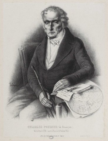 Charles Fourier (de Besançon) [image fixe] / Lith. Guerrier  ; Dedupart , Paris : lith. Guerrier, rue St Martin, 34, 1810/1820