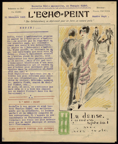 - L'Echo Peint. 31 décembre 1925