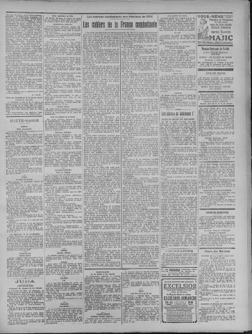 23/05/1923 - La Dépêche républicaine de Franche-Comté [Texte imprimé]