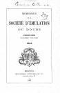 01/01/1895 - Mémoires de la Société d'émulation du Doubs [Texte imprimé]