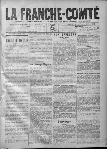 04/06/1887 - La Franche-Comté : journal politique de la région de l'Est