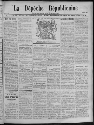 22/07/1906 - La Dépêche républicaine de Franche-Comté [Texte imprimé]