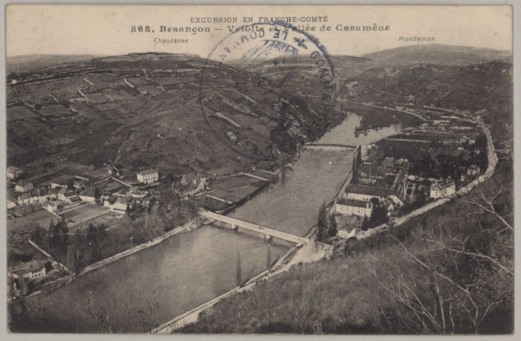 Besançon - Velotte et Vallée de Casamène [image fixe] , Besançon : Edit. L. Gaillard-Prêtre - Besançon, 1912/1917