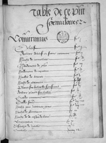 Ms Chiflet 40 - « Formulaire de dépesches concernans la comté de Bourgongne, commencé par Estienne Delesmes, depuis greffier du parlement de Dole, en l'an 1554. » — « Extraits de divers... recès des Estats généraux de la mesme comté de Bourgongne, faits... en l'an 1626... »