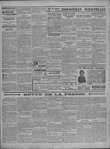 27/12/1934 - Le petit comtois [Texte imprimé] : journal républicain démocratique quotidien