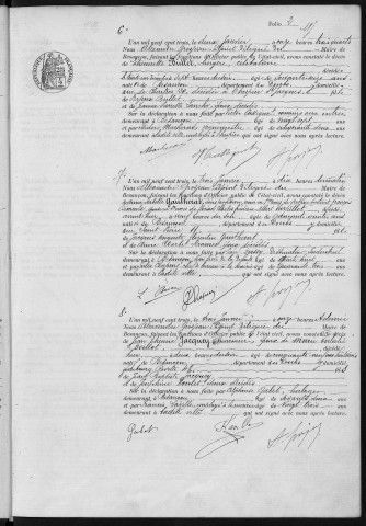 Registre des décès, 1903