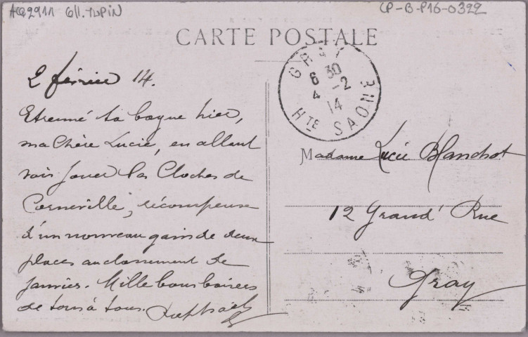 Besançon - Passage du Doubs, de Taragnoz à Mazagran - Rochers de la Citadelle [image fixe] , Besançon : Edit. L. Gaillard-Prêtre, 1912/1914