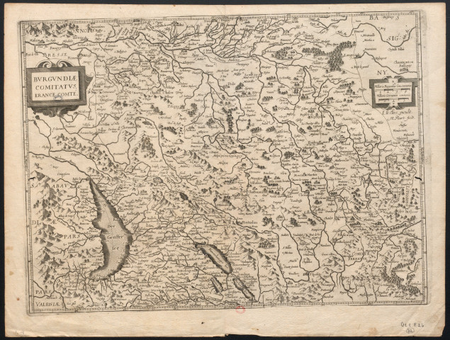 Burgundiae Comitatus. France-Comté. I. Le clerc excudit H. Picart fecit. 4 milliaria Burgundiae comitatus communia. 3 milliaria germanica communia. [Document cartographique] , 1621