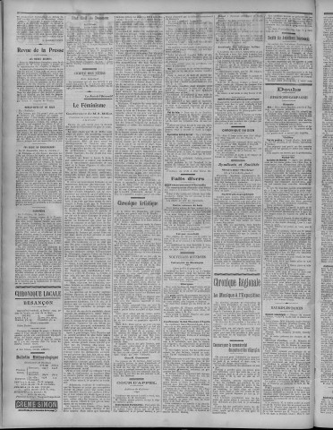 19/02/1909 - La Dépêche républicaine de Franche-Comté [Texte imprimé]