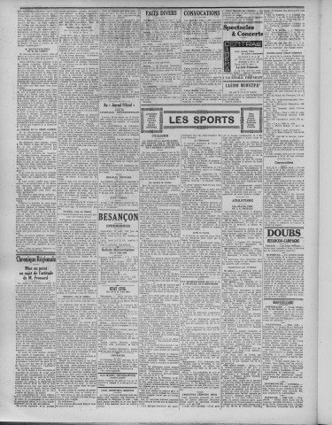 22/08/1933 - La Dépêche républicaine de Franche-Comté [Texte imprimé]