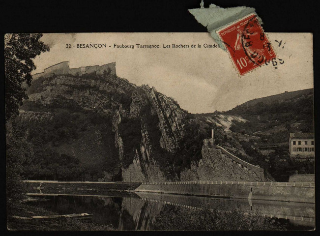 Besançon - Faubourg Tarragnoz. Les Rochers de la Citadelle [image fixe] , 1904/1913
