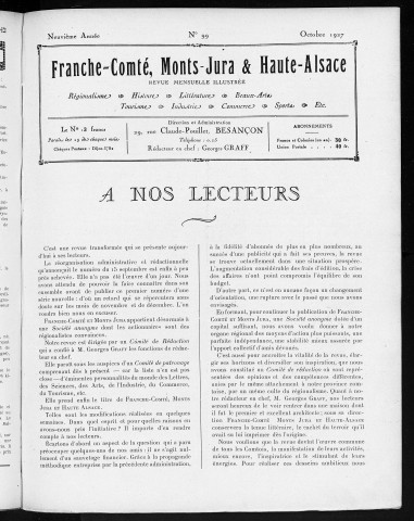 10/1927 - Franche-Comté et Monts-Jura [Texte imprimé]