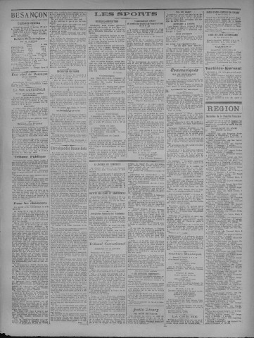 22/01/1921 - La Dépêche républicaine de Franche-Comté [Texte imprimé]