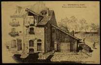 Maison natale de Proudhon Rue du Petit-Battant, 37. Besançon. D'après un dessin de Tony Faivre [image fixe] , 1904-1930