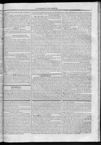 04/01/1833 - Le Patriote franc-comtois