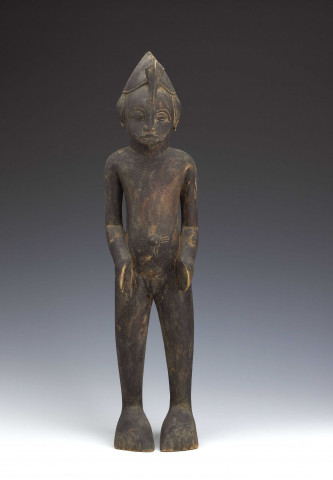 statue d’ancêtre Toukouho - sculpture Sénoufo, Côte d’Ivoirestatue d’homme debout