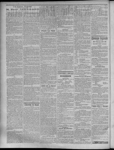 09/03/1905 - La Dépêche républicaine de Franche-Comté [Texte imprimé]
