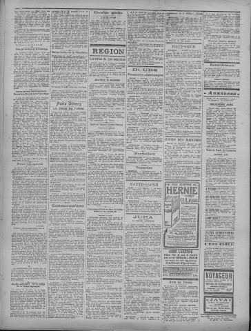 29/06/1920 - La Dépêche républicaine de Franche-Comté [Texte imprimé]