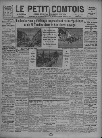 09/03/1930 - Le petit comtois [Texte imprimé] : journal républicain démocratique quotidien