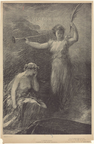 A Victor Hugo ! [image fixe] / Composition au fusain de M. Fantin-Latour ; SGAP.SC 1885